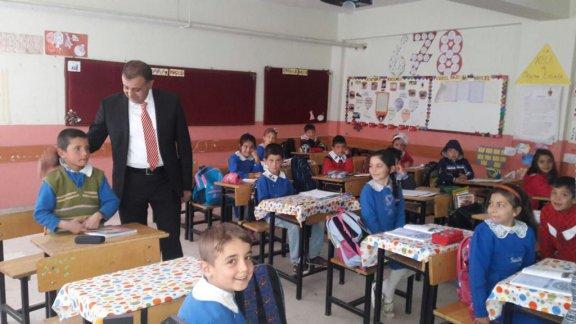 İlçe Milli Eğitim Müdürümüz Sayın Mehmet KURT, Pusatlı ve Cücün köy okullarını ziyaret etti.