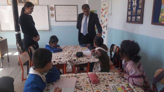 İlçe Milli Eğitim Müdürümüz Sayın Mehmet KURT, Şıhbarak ve Çulha köy okullarını ziyaret etti