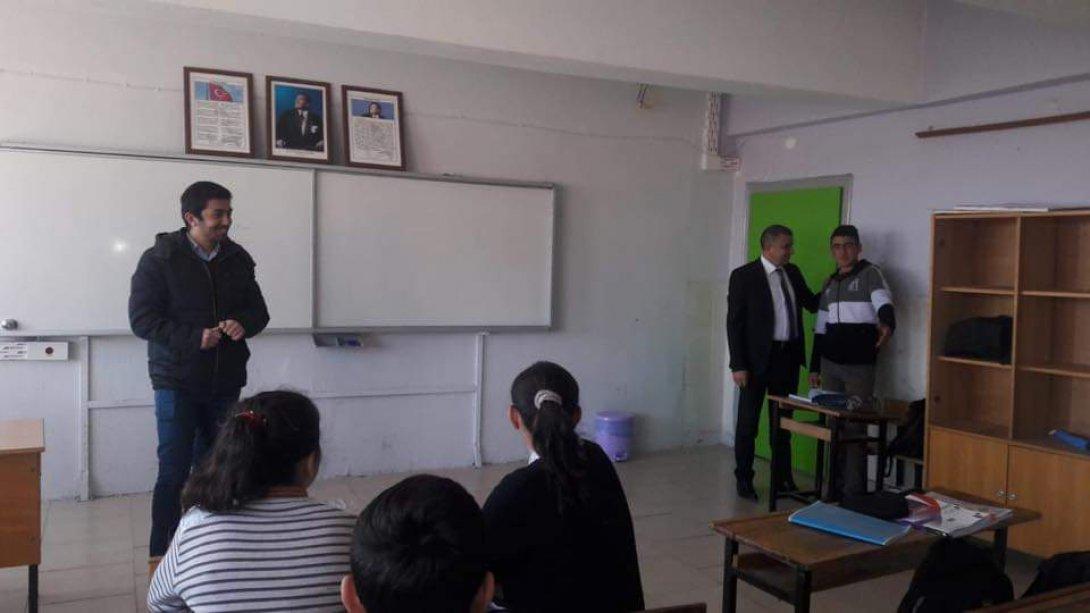 İlçe Milli Eğitim Müdürümüz Sayın Mehmet KURT´ un Okul ziyaretleri devam ediyor