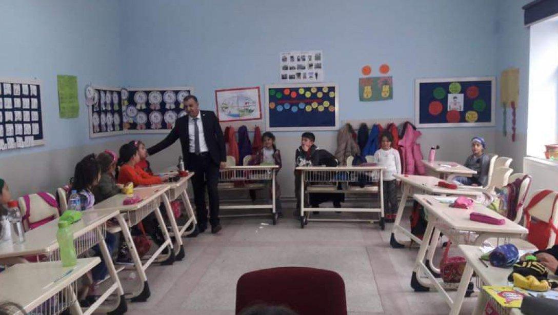 İlçe milli eğitim müdürümüz Mehmet KURT´un okul ziyareti