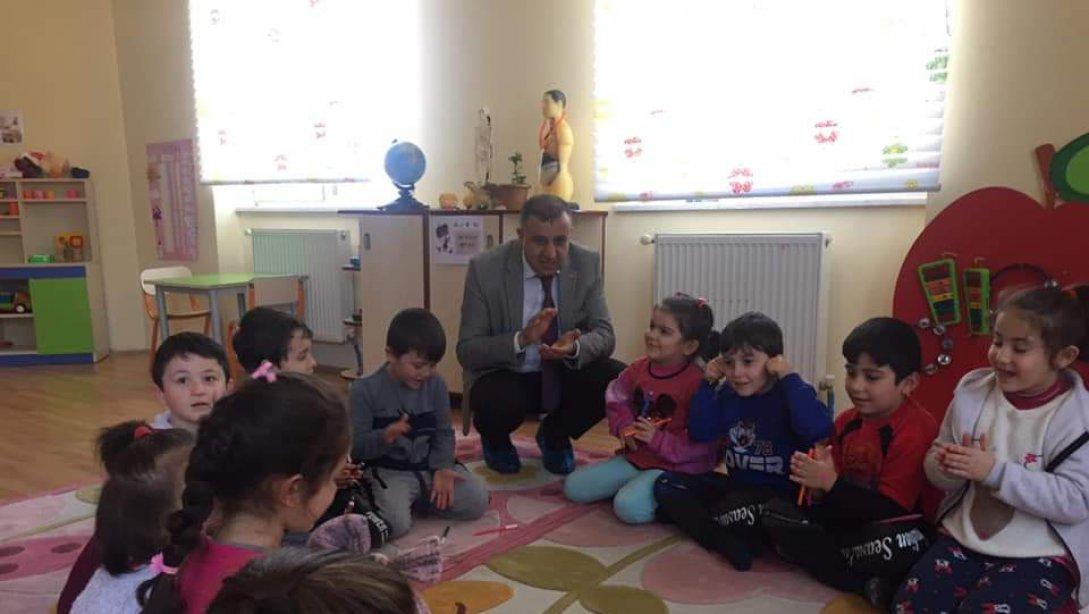 İlçe Milli Eğitim Müdürümüz Sayın Mehmet KURT Şehit Necati Kahraman Anaokulu ziyareti